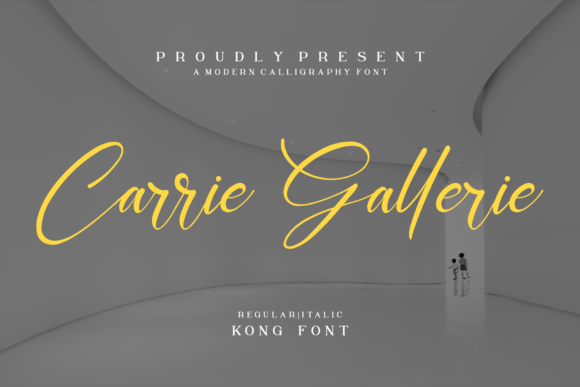Carrie Gallerie: The Flowing Script for Elegant Designs