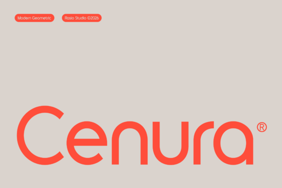 Cenura: Evaluating a Modern Geometric Sans-Serif for Sophisticated Branding