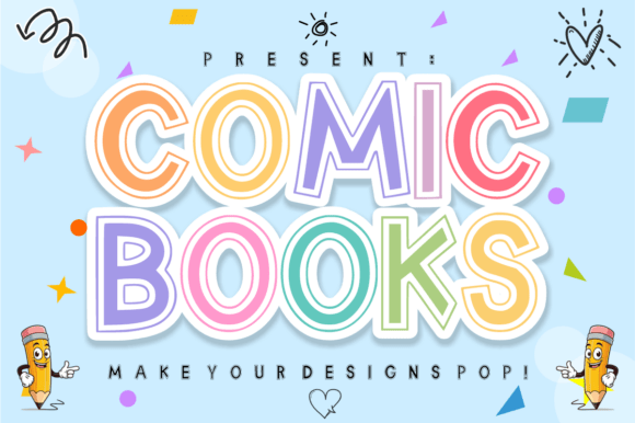 Comic Books Font: Vibrant Display for Creative Projects