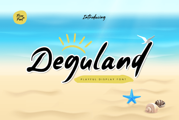 Deguland: The Handwritten Font That Brings Playful Authenticity to Your Projects