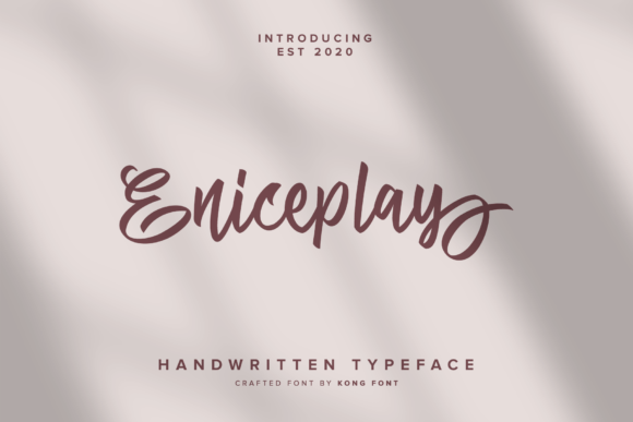 Eniceplay: Mastering the Modern Script Font for Flawless Designs