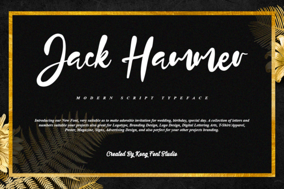 Jack Hammer: A Playful Script Font for Modern Creators