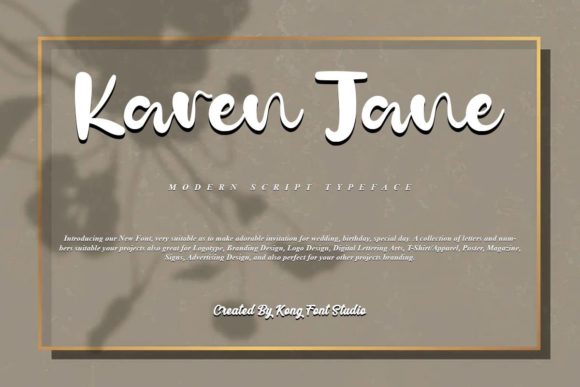 Karen Jane Font: A Playful Touch for Modern Design Projects