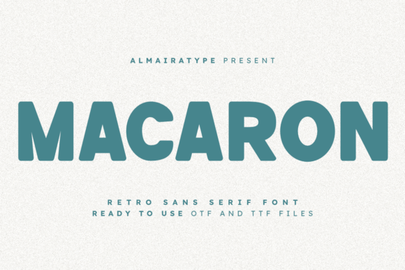Macaron: Capturing the Nostalgic Charm of Retro Typography for Modern Brands