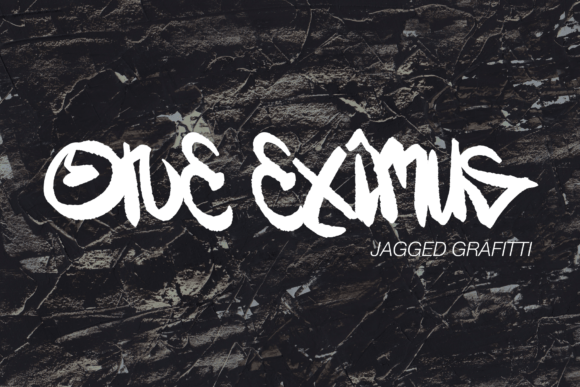 One Eximus: The Graffiti Display Font for Bold Projects