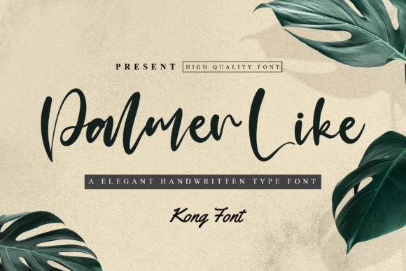 Palmer Like: Capturing Modern Authenticity in a Handwritten Script Font