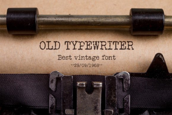 The Enduring Charm of Old Typewriter: A Font for Authentic Storytelling