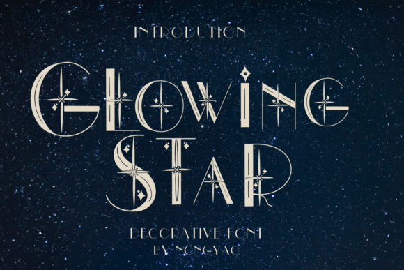 The Radiant Appeal of Glowing Star: More Than Just a Font